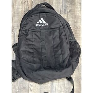 Mens Adidas Black Backpack Large Lots Of Storage See Photos